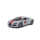 Metal Oyuncak Araba Bugatti Çek Bırak 12 Cm Beyaz