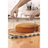 Metal Pasta Kesme Aparatı 30 cm Kek Ekmek Katman Dilimleme Bıçağı - 1 - 26 x 26 x 7 cm