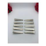 Metal Pens Toka 10 Adet-Timsah Toka 4,5 cm Hand Made Toka Yapımı Metalik Tek Ebat