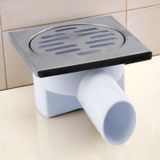 Metal Plastik Yer Süzgeci Banyo Izgara Lavabo Pis Su Gideri Kapak Yandan Çıkışlı Yer Sifon 50 mm
