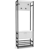 Metal Portmanto Beyaz 180 cm - Belirtilmemiş