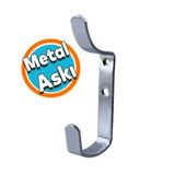 Metal Portmanto Vestiyer Duvar Dolap Elbise Askısı Krom Mobilya Kapı Askılığı Aparatı
