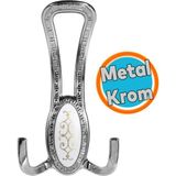 Metal Portmanto Vestiyer Duvar Dolap Elbise Mobilya Kapı Askısı Askılığı Askılık Krom