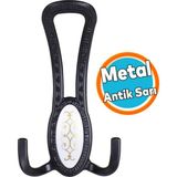 Metal Portmanto Vestiyer Duvar Dolap Elbise Mobilya Kapı Askısı Askılığı Askılık Mat Siyah
