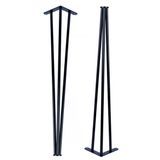 Metal Profil Boru Ayak Kütük Yemek Çalışma Masası Dresuar Ayağı 73 Cm (2 Adet)