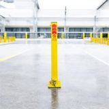 Metal Profil Direk Yatar Kalkar Kilitli Otopark Bariyeri 60cm