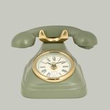 Metal Retro Telefon Saat Ev Dekoru