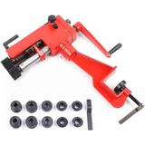 Metal sac bükme makinesi 22 gauge, döner alet, 7 inç çelik bükme için 6 set kalıp ve dişli, manuel laminasyon makinesi yüksek hassasiyetli