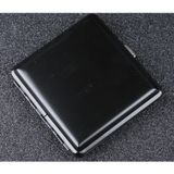 Metal Saklama Kutusu, Mat Siyah, 10 x 10 cm, Esnek İç Aparatlı