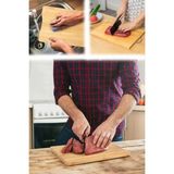 Metal Saplı Bambu Kesim Panosu - Karışık Çok Renkli - Belirtilmemiş - Reklam Panosu