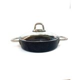 Metal Saplı Granit Karnıyarık Pilav Tenceresi 24 cm - 000-Siyah