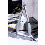 Metal Saplı Kilit Sistemli Silikon Maşa - Füme
