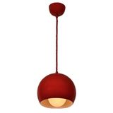 METAL SARKIT AVİZE KIRMIZI İÇİ BEYAZ MYL000411