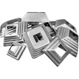 Metal Sepeti 10 Adet 12X12 Piramit/flanş Ferforje