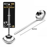 Metal Servis Kepçesi - Krom Renk - 24.5 Cm