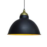 Metal Siyah Gold Rustik Retro Dekoratif Kafe Mutfak Sarkıt Avize