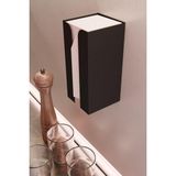 Metal Siyah Güçlü Yapışkanlı Organizer Peçetelik,dispenser Mutfak Banyo Peçetelik MT107S - 001 - Beyaz - 0,5 ml