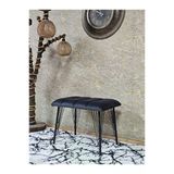 Metal Siyah Tel Ayaklı 60 Cm Puf Bench - Puf - Bench - Oturak - Mutfak Oturağı - Antre Oturağı Füme Renk 60 X 40 Boyut/Ebat