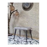 Metal Siyah Tel Ayaklı 60 Cm Puf Bench - Puf - Bench - Oturak - Mutfak Oturağı - Antre Oturağı Gri Renk 60 X 40 Boyut/Ebat