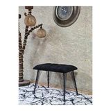 Metal Siyah Tel Ayaklı 60 Cm Puf Bench - Puf - Bench - Oturak - Mutfak Oturağı - Antre Oturağı Siyah Renk 60 X 40 Boyut/Ebat