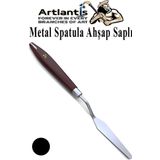 Metal Spatula 1 Adet Boyama Bıçağı Spatülü Palet Bıçağı Paslanmaz Çelik Boya Karıştırma Kazıyıcı Ahşap Saplı 1 Adet