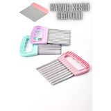 Metal Spatula Hamur Kesici Kazıyıcı Hediyeli Cips Doğrayıcı | Chips Chopper Sebze Meyve Dilimleyici