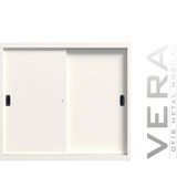 Metal Sürme Kapılı Dolap Evrak Dolabı Ofis Dolapları Arşiv , Garaj , Bahçe , Kiler , Balkon - Beyaz - 120x45x105