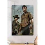 Metal Tablo - The Walking Dead, Twd, Rick Grimes, Dizi Poster Film Tablosu