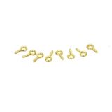 Metal Takı Ve Obje Halkası Vidalı 1 CM - 100 Adet Altın