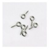 Metal Takı Ve Obje Halkası Vidalı 1 CM - 100 Adet Gümüş