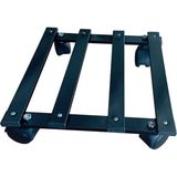 Metal Tasarım Tekerlekli Saksı Altlığı 30 Cm Taşınabilir Hareketli Saksılık Damacana Altlığı