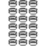 Metal Tekli - Mini Salata, Kahve Yanı Lokumluk, Sunum Kasesi, Sosluk, Çerezlik, Kahvaltılık -18 Adet
