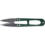 Metal Tekstil Makası, Renkli Çelik Bıçaklı, Dikiş ve Nakış için İplik Kesme Makası (YEŞİL)