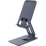 Metal Telefon Tablet ipad Standı Stand For Writing(Stabil+Alaşım Malzeme+Katlanır Yapı+Kaymaz Yapı) - Gri