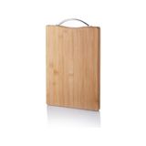 Metal Tutacaklı Lüx Bambu Kesme Tahtası \ 30X20 cm \ 1 Adet