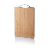 Metal Tutacaklı Lüx Bambu Kesme Tahtası \ 32X22 cm \ 1 Adet