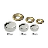 Metal Vida Kapama Zamak 15 Mm Krom 10 Adet Pk001ay00193 Renkli