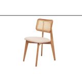 Metal Wood Garden Timeless Home Hazeran Ahşap Sandalye Mutfak Cafe Salon - Natural