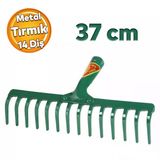 Metal Yapar Bahce Tarla Tirmigi 14 Dis Cim Peyzaj Yaprak Ot Saman Temizleme Toprak Isleme Tirmigi