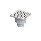 Metal Yer Süzgeci 10X10/50 Alttan Çıkışlı
