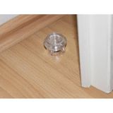 Metali Kapı Yer Tamponu 5cm Stoper Şeffaf 2 Li Set
