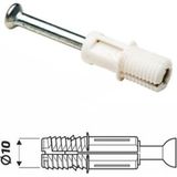 Metali Kendinden Dübelli Mil 10MM 100 Adet Minifix