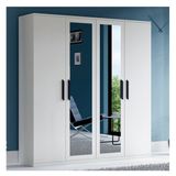 Metalia 4 Kapılı Aynalı Gardırop Gm 051