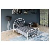 Metalia 90x190 cm Beyaz Baby Tek Kişilik Karyola