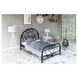 Metalia 90x190 cm Siyah Baby Tek Kişilik Karyola