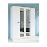 Metalia Gm 053 Hayal 4 Kapili Aynali Dugme Kulplu Gardirop