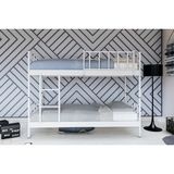 Metalia Gm 127 Ayrılabilir Beyaz Çiftli Ranza 90 x 190 cm Katlanır Tasarım ile Şık Kullanım - Renkli