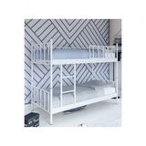 Metalia GM-127 Beyaz 90x190 cm Ayarlanabilir Çiftli Ranza