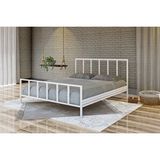 Metalia Gm 212 Vintage Çift Kişilik Metal Karyola Beyaz 140x190