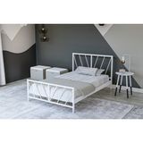 Metalia Gm 228 Gözde Beyaz Tek Kişilik Karyola 90X190 - 90 x 190 cm
